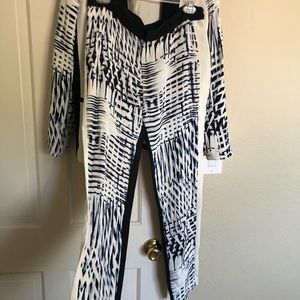 Parker Silk Slacks (Part of Two Piece Silk Suit)